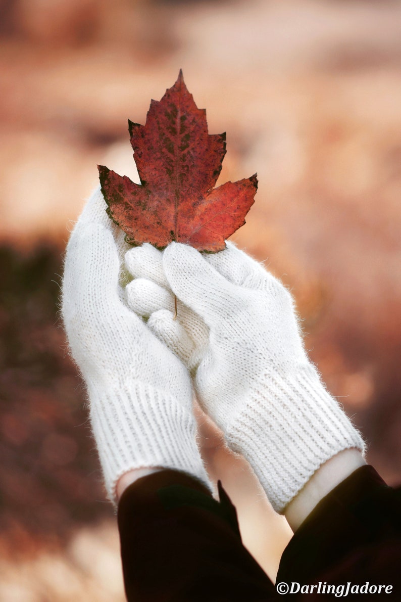 KNITTING PATTERN Gloves Knitting Pattern, Classic Gloves Knit Pattern Winter Gloves Knitting Pattern, Easy Knit Gloves Pattern Mittens image 4