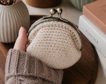 Crochet Coin Purse Pattern, Easy Crochet Pattern, Coin Pouch Crochet Pattern, Purse Easy Crochet Pattern, Easy Crochet