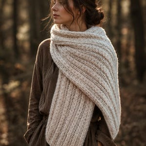 chunky knit scarf easy knitting pattern windchill scarf