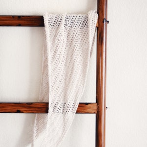 crochet small scarf pattern by darling jadore. little crochet neck scarf. petite neck scarf neck tie crochet pattern. easy crochet scarf pattern. tiny crochet scarf pattern.
