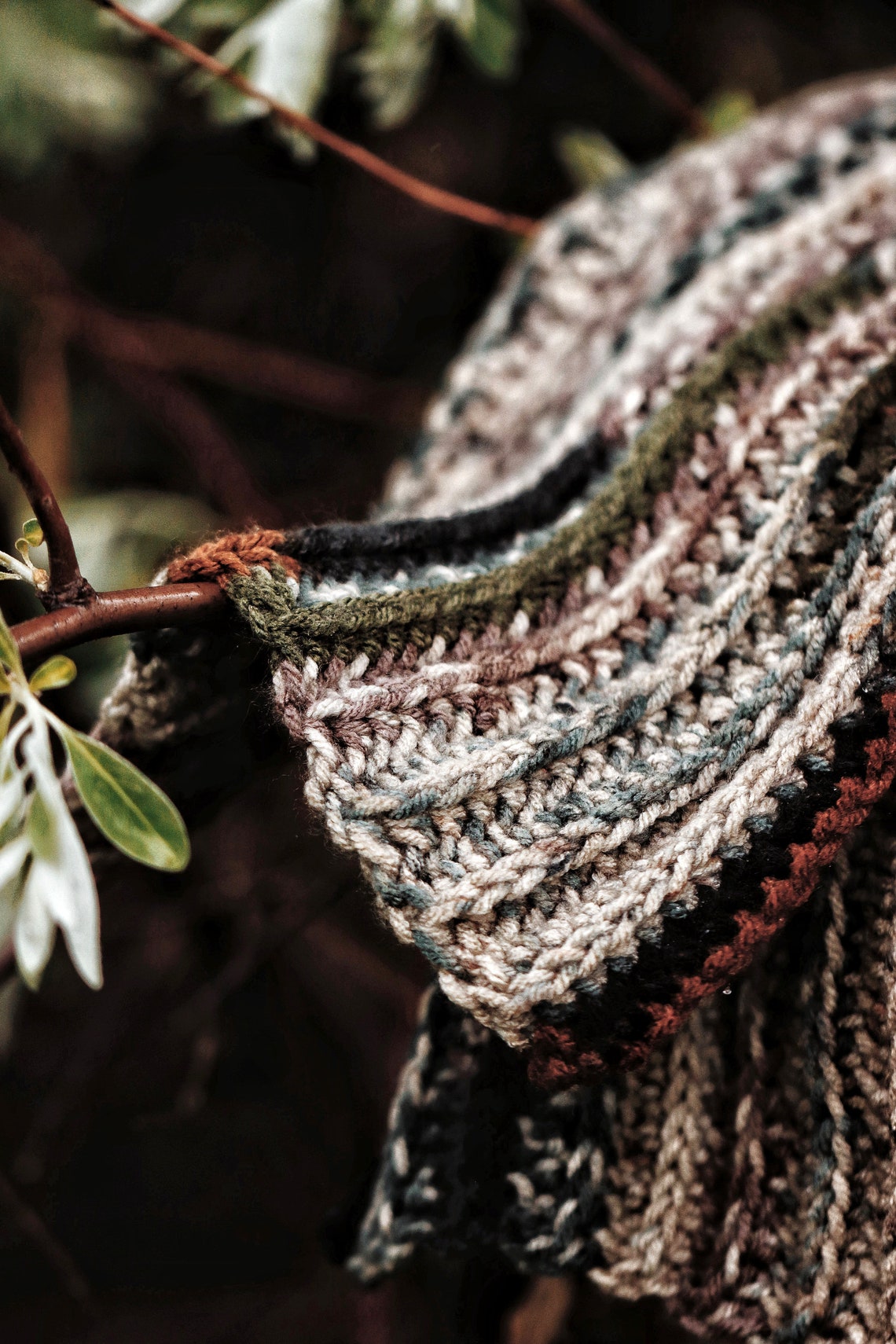 CROCHET PATTERN Beginner Scarf Crochet Pattern Camo Scarf - Etsy