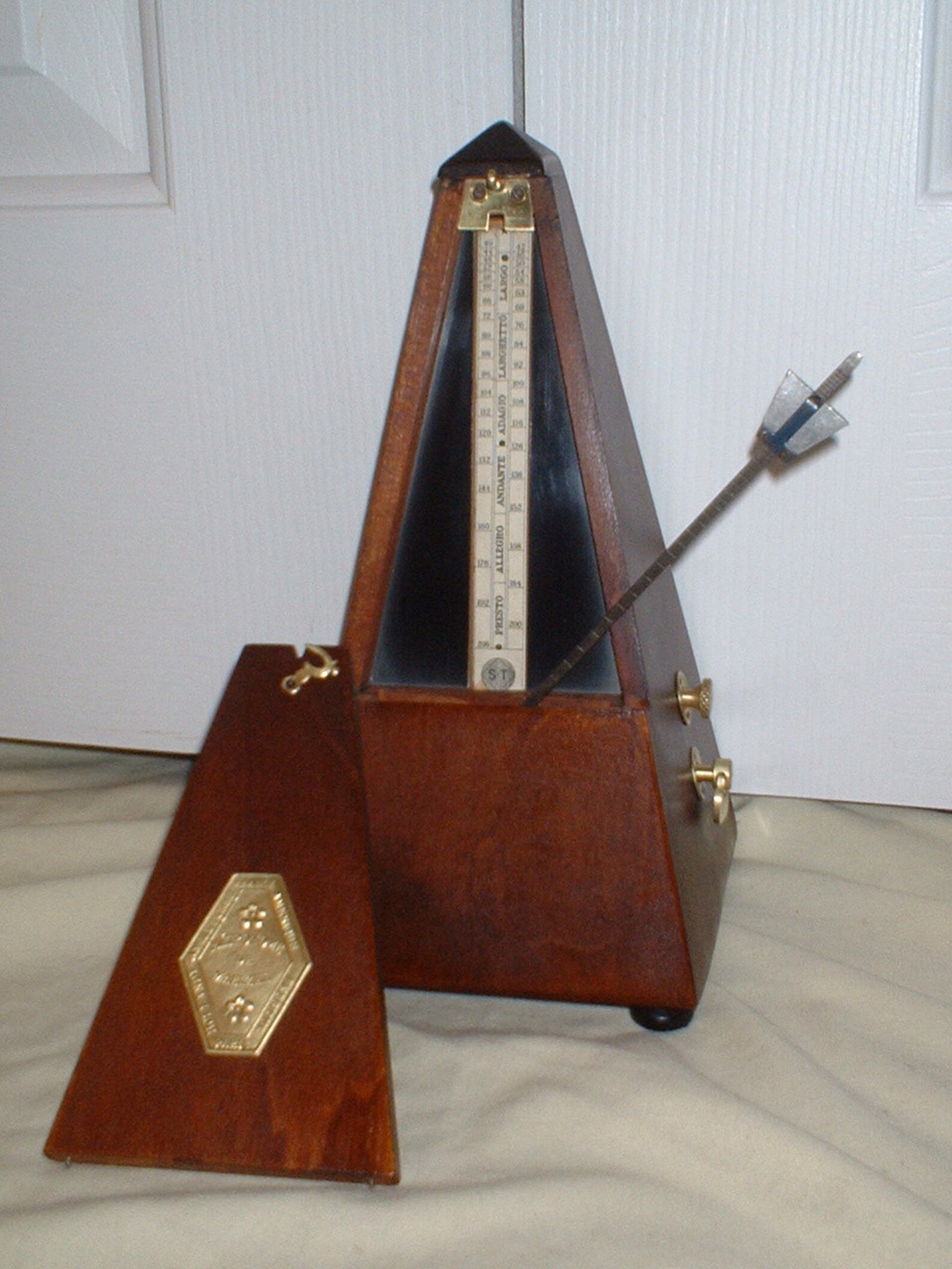 Antique Wood Bell Metronome de Maelzel by Seth Thomas Clocks Etsy