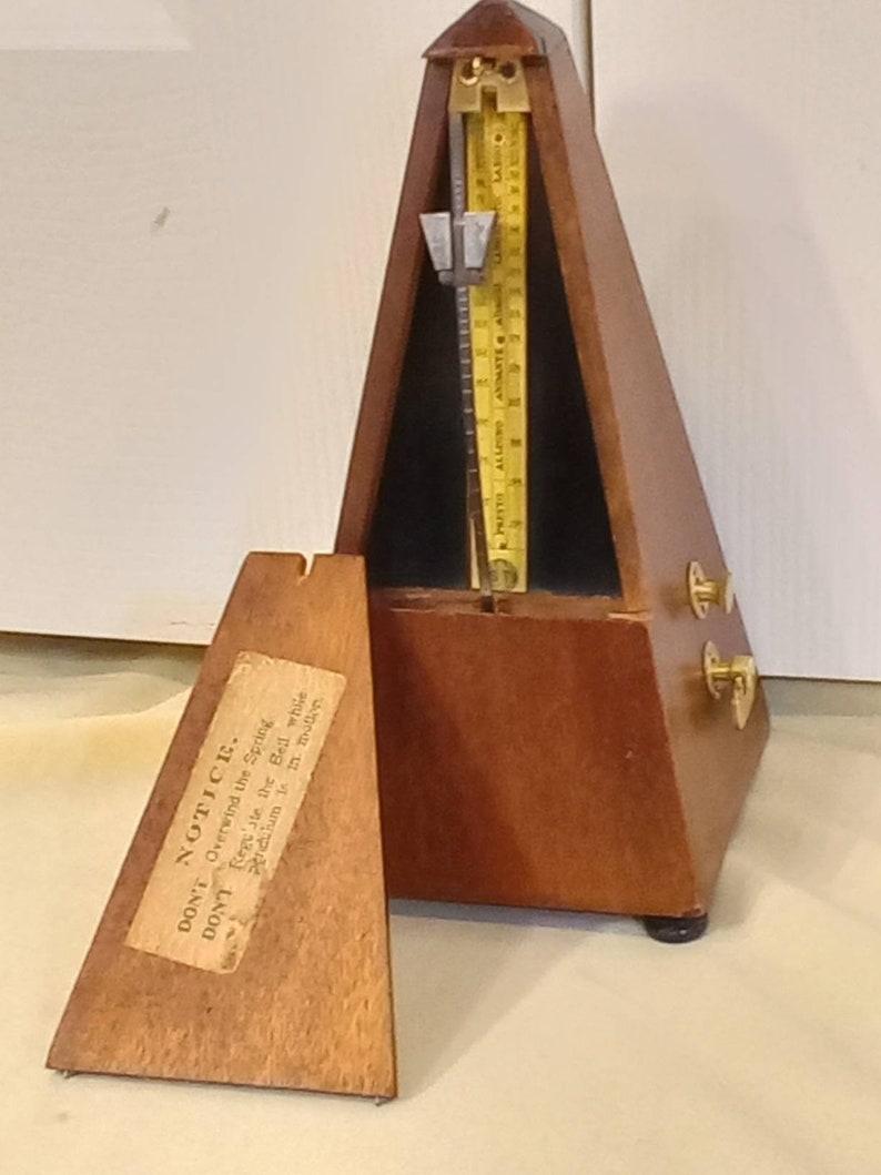 Restored Antique Wood Bell Metronome De Maelzel by Seth Thomas Etsy