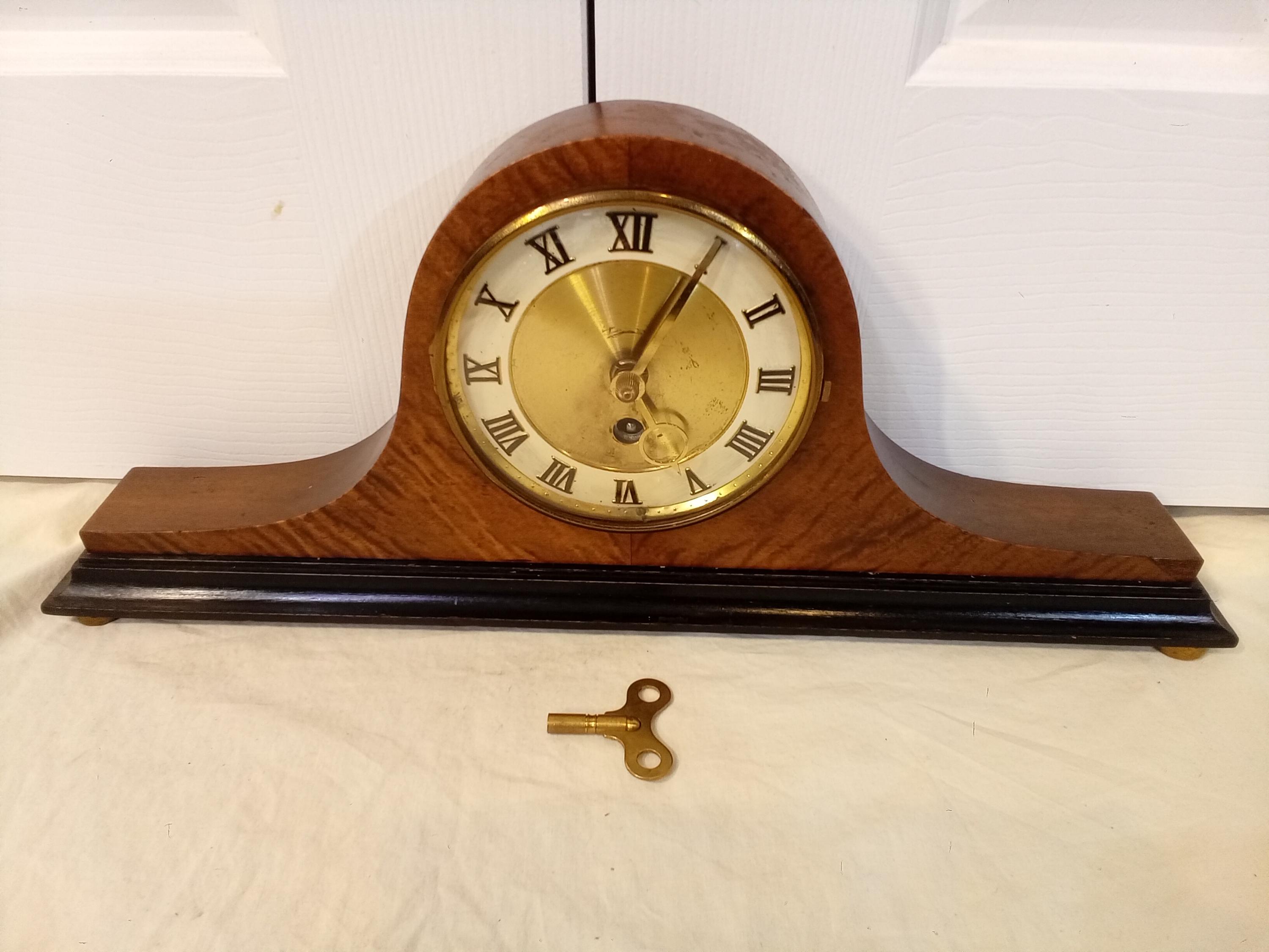 French Tambour Mantel Clock: Restored 8-day Keywind, 1962 - Etsy