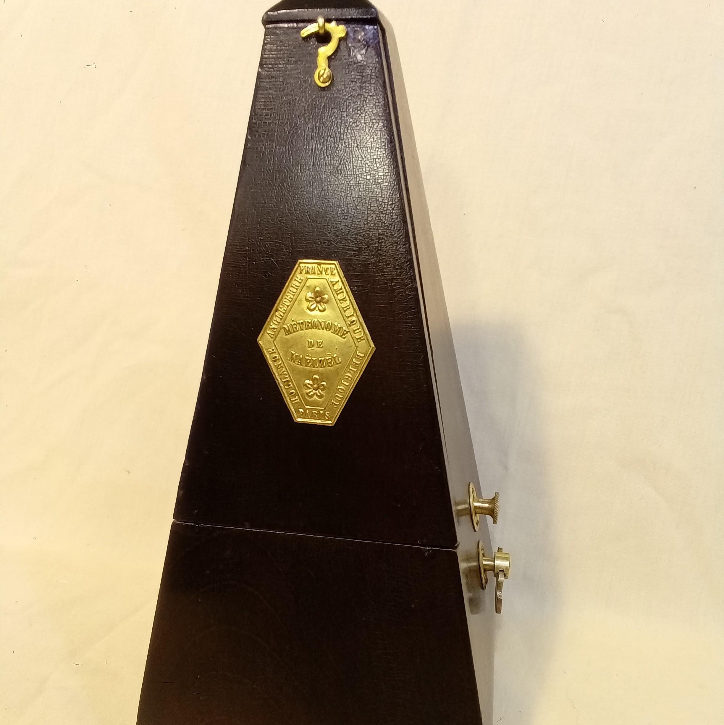 Fully Restored Antique Wood Bell Metronome De Maelzel by Seth