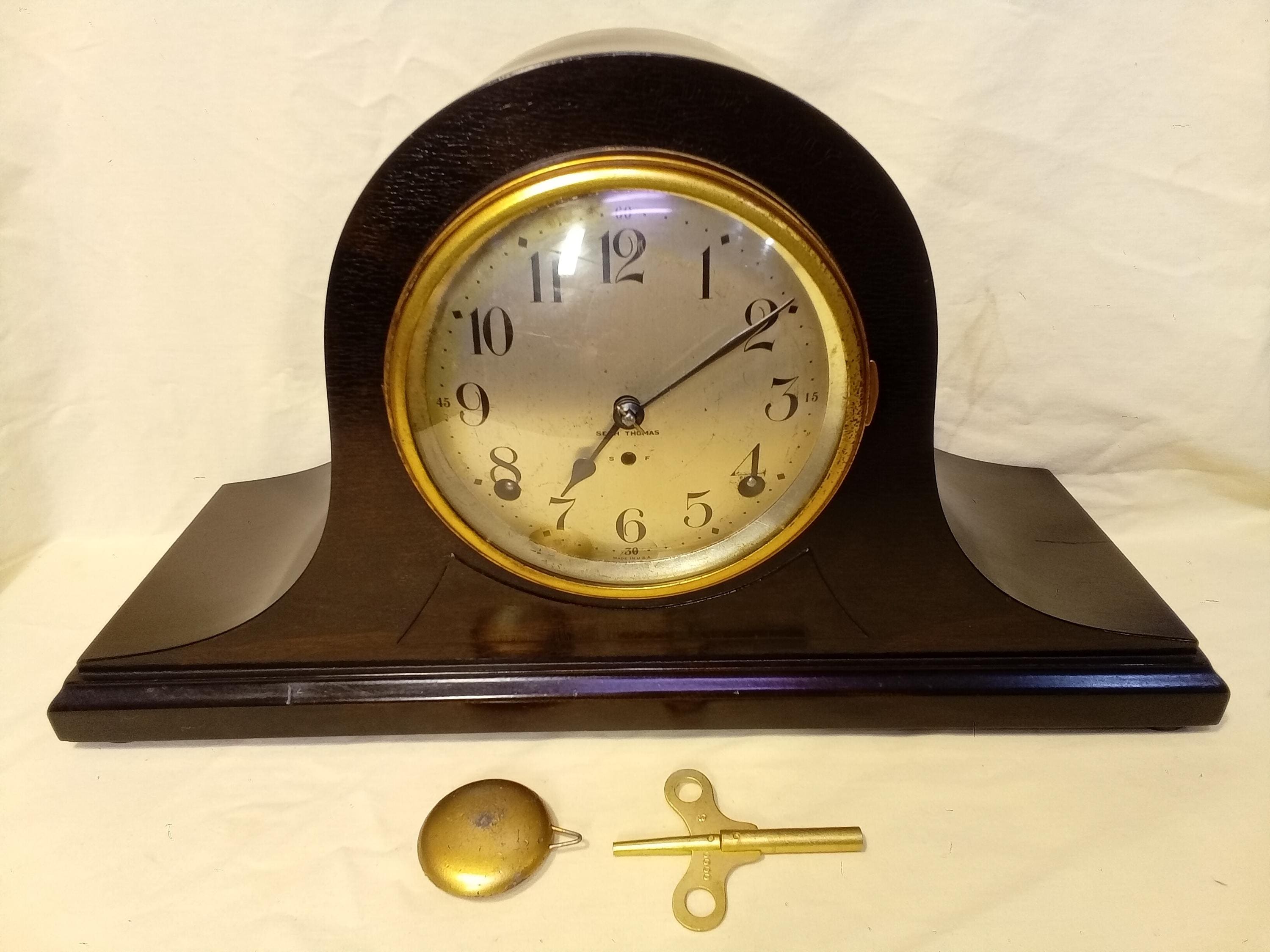 Professionally Restored Antique Seth Thomas Cymbal #1 Mantel Clock, 8 ...