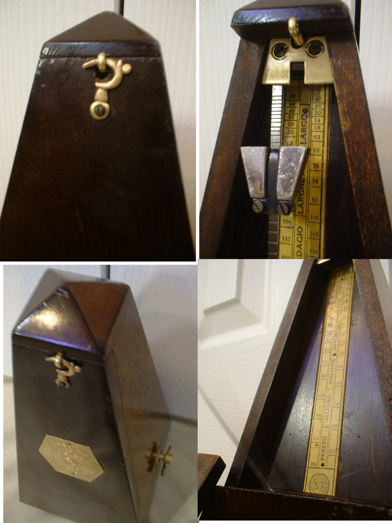 Restored Antique Wood Metronome de Maelzel Seth Thomas Clocks Etsy
