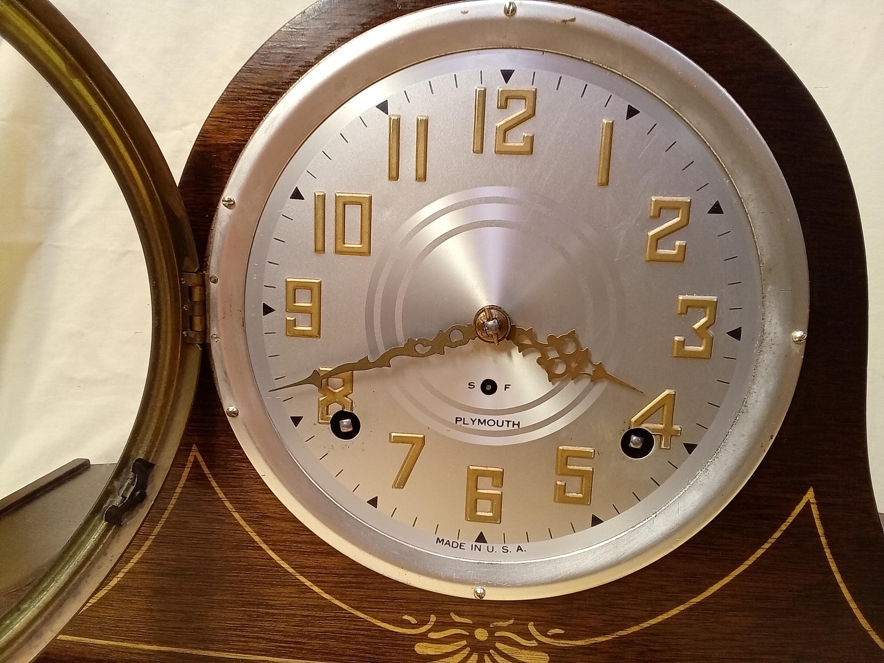 Plymouth 8-Day Pendulum 置時計 Antique Seth Thomas ~ Plymouth ~ 8