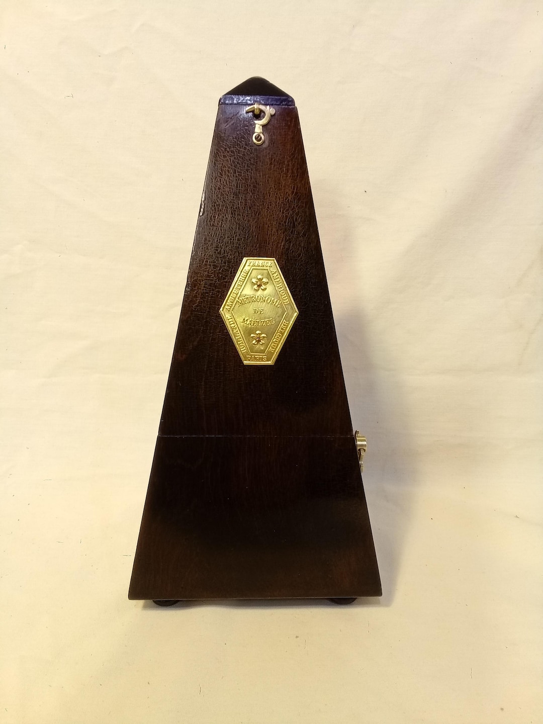 Fully Restored Seth Thomas Maelzel Metronome: Antique Walnut With