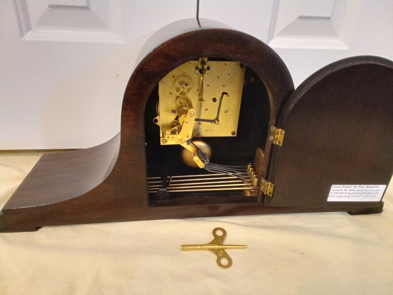 Rare Antique Seth Thomas Westminster Chime Mantel Clock Etsy