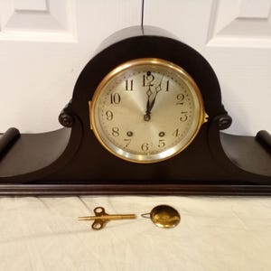 Professionally Restored Antique Seth Thomas Mantel Clock, 8-Day Cathedral Gong Striking Shelf Clock. Movement Fully Serviced, Rich Sound