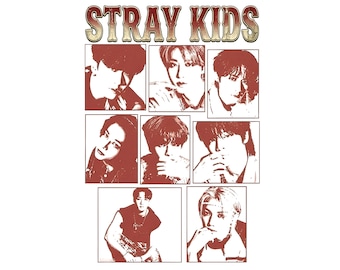 Stray Kids Bootleg PNG | SKZOO World Tour Kpop Design (Digital Download)