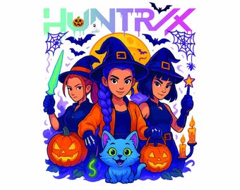 Spooky Halloween PNG, Ghost Pumpkin Anime Design (Digital Download)