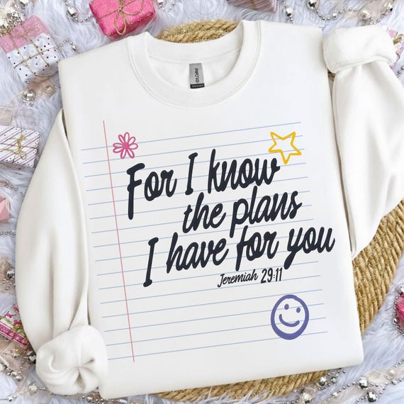 Jeremiah 29:11 PNG | Retro Christian Shirt Design (Digital Download)