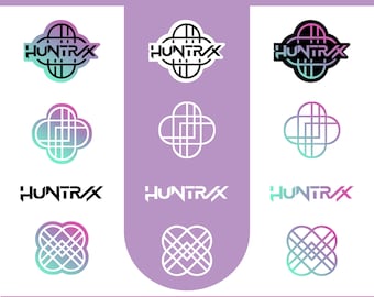 Paquete de logotipos de Huntrix K-Pop Demon Hunters / Cosplay y merchandising (descarga digital)