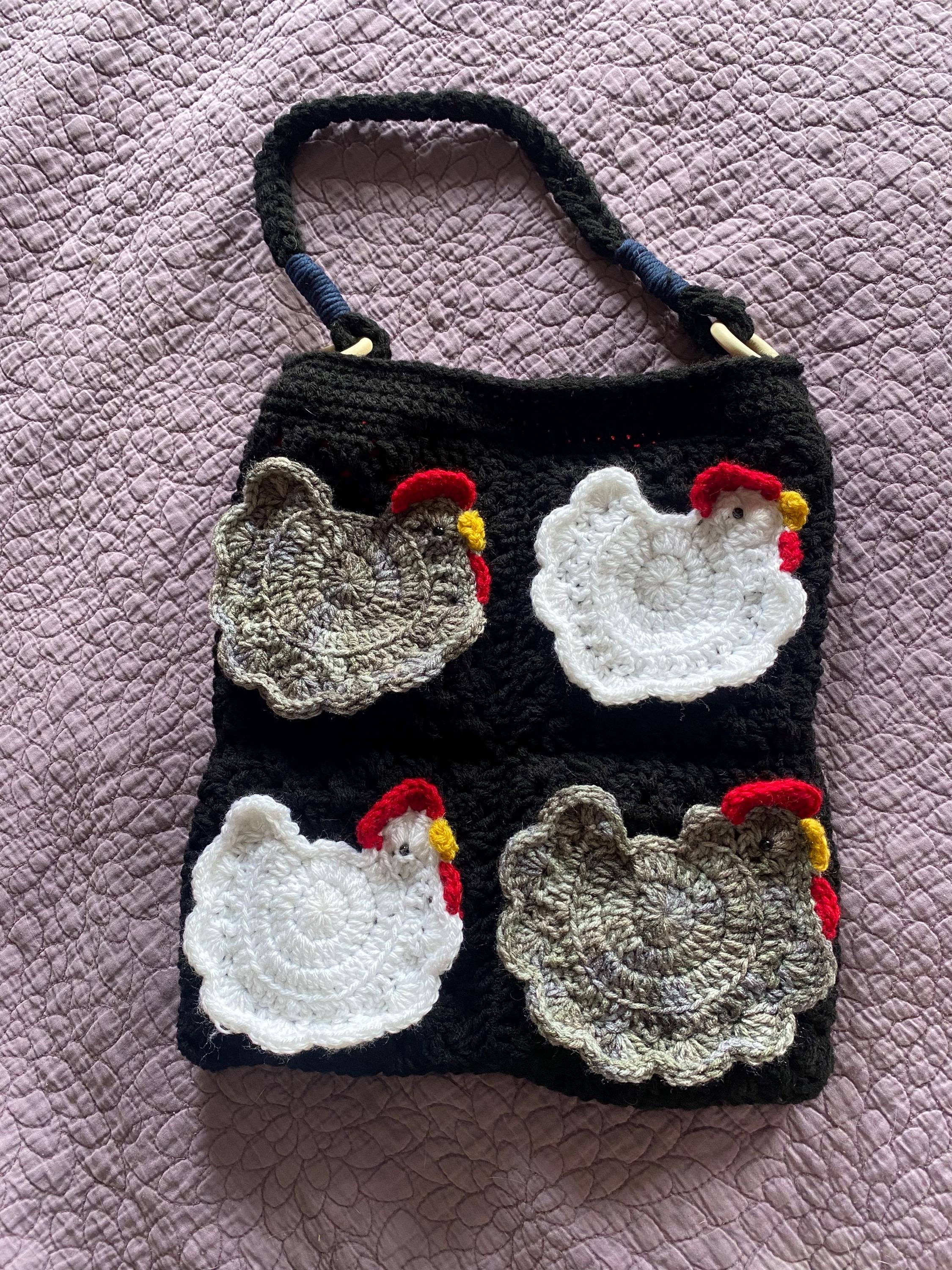 Sac coq au crochet