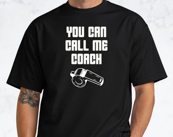 コーチと呼んでくださいTシャツ｜スポーティーなコーチングシャツ