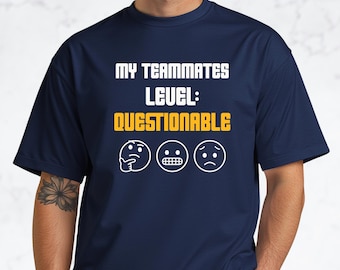 問題のあるチームメイトTシャツ｜スポーツチームのユーモア
