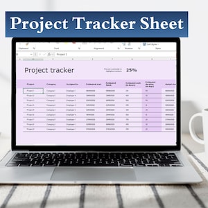 Planificador de proyectos / Hoja de cálculo para la gestión de tareas / Panel de control empresarial / Planificador de flujo de trabajo / Hoja de gestión de proyectos