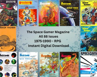 The Space Gamer Magazine Collection (All 88 Issues ) | 1975–1990 RPG Digital Download |  Classic RPG History | Steve Jackson Games