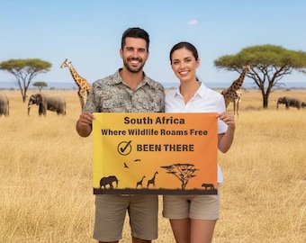 South Africa Been There Flag | Safari Decor | World Traveler Gift | Travel Souvenir Flag | World Travel Banner | Travel Milestone Flag 
