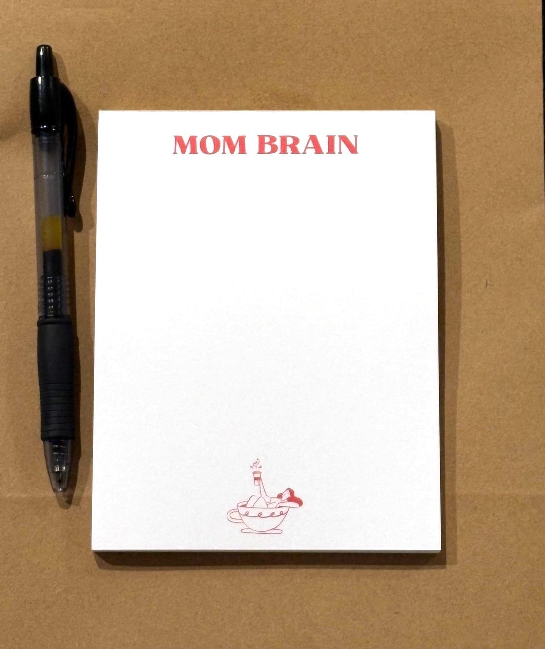 Mom Brain Notepad | Funny List Pad, 4x7 - Etsy