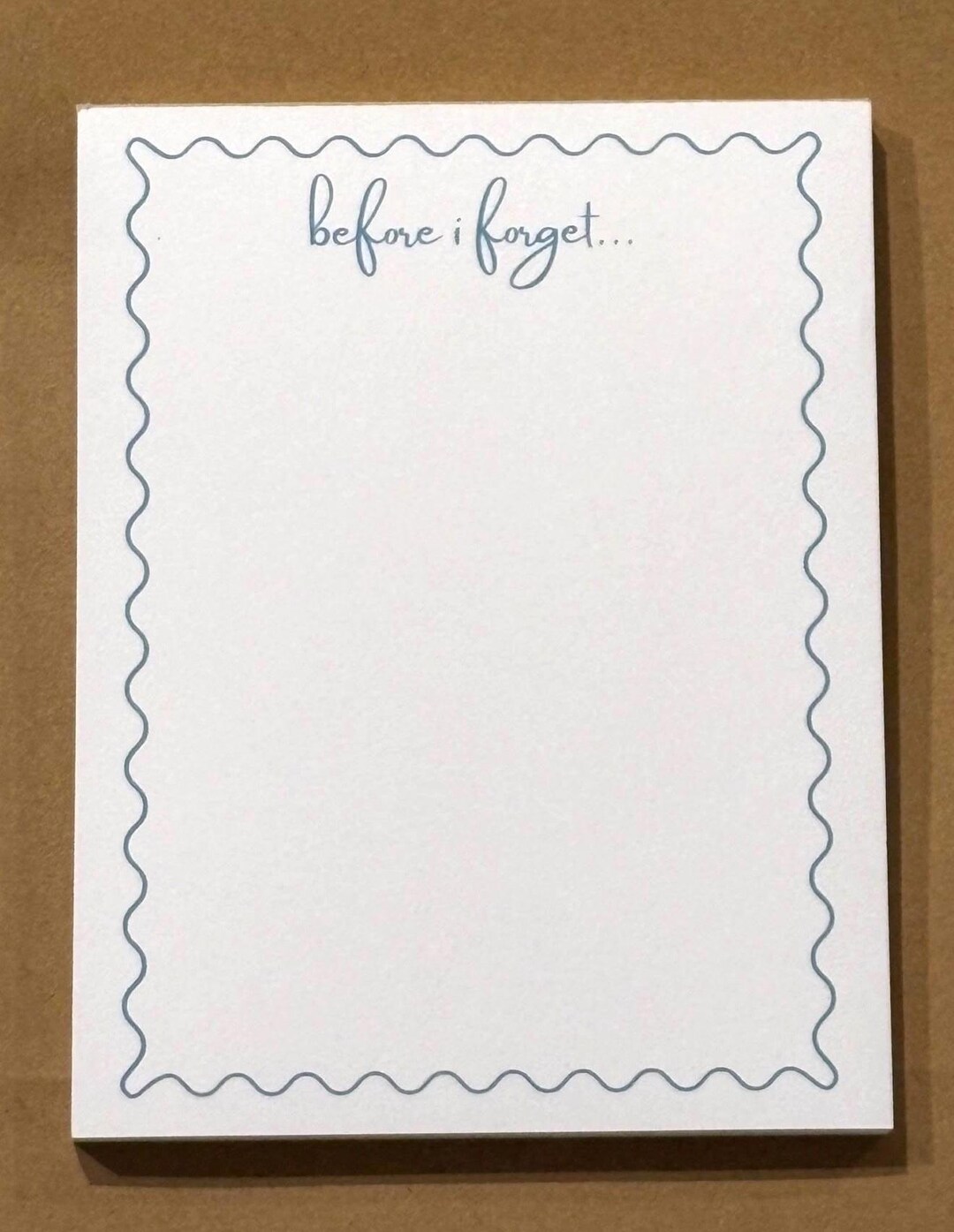 Before I Forget Notepad | List Pad, 4x7 - Etsy