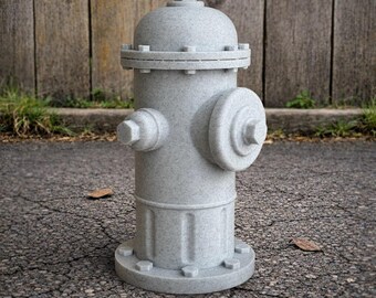 Estatua de hidrante de hormigón de piedra para decoración de jardín urbano, escultura de estilo callejero para exteriores, decoración para puerta de entrada.