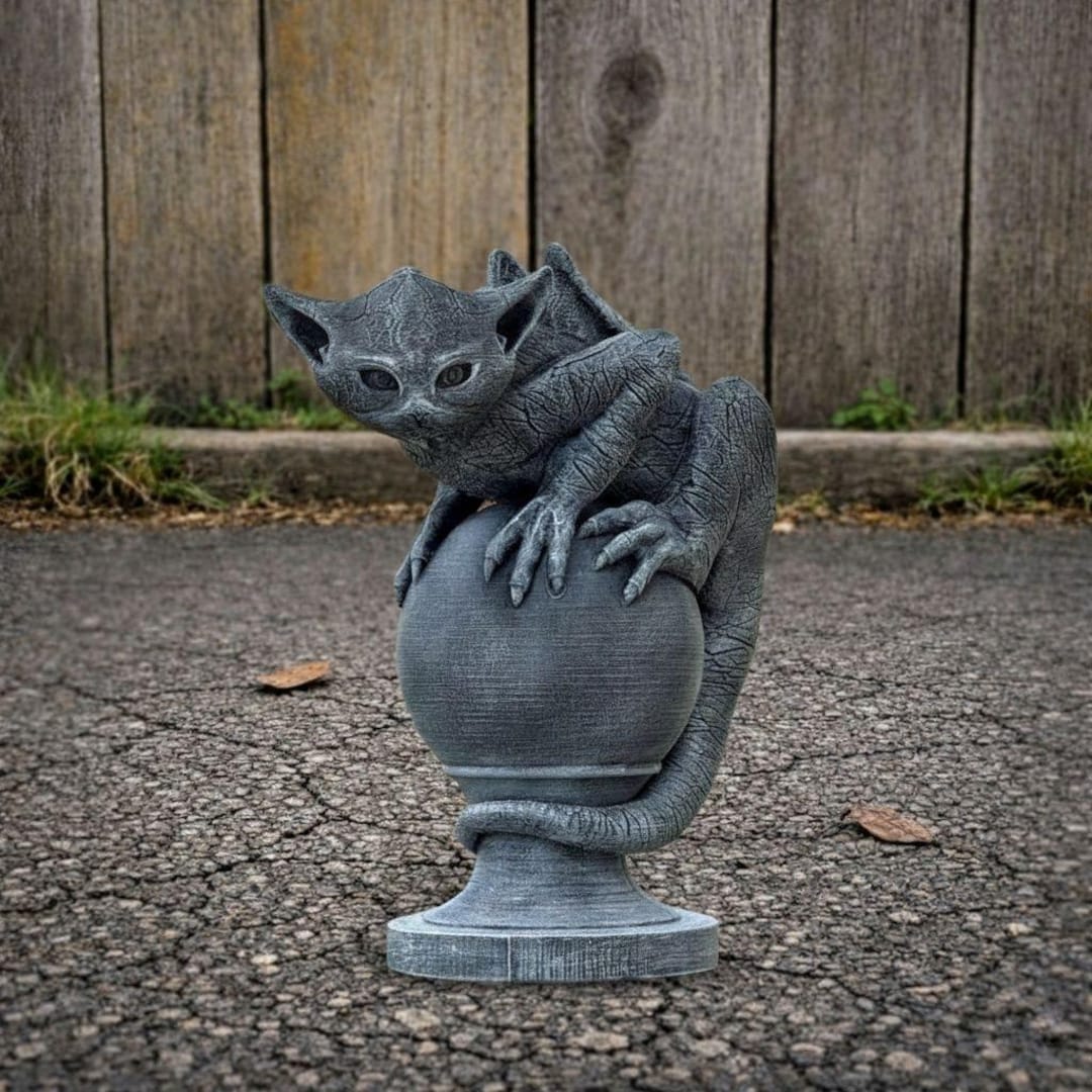 Gargoyle Statue Concrete Sculpture Gothic Figure Gargoyles Outdoor ...