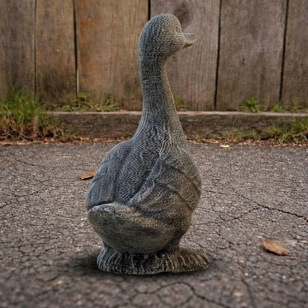 Goose Statue Goose Sculpture Concrete Goose Figure Cement Goose Garden ...