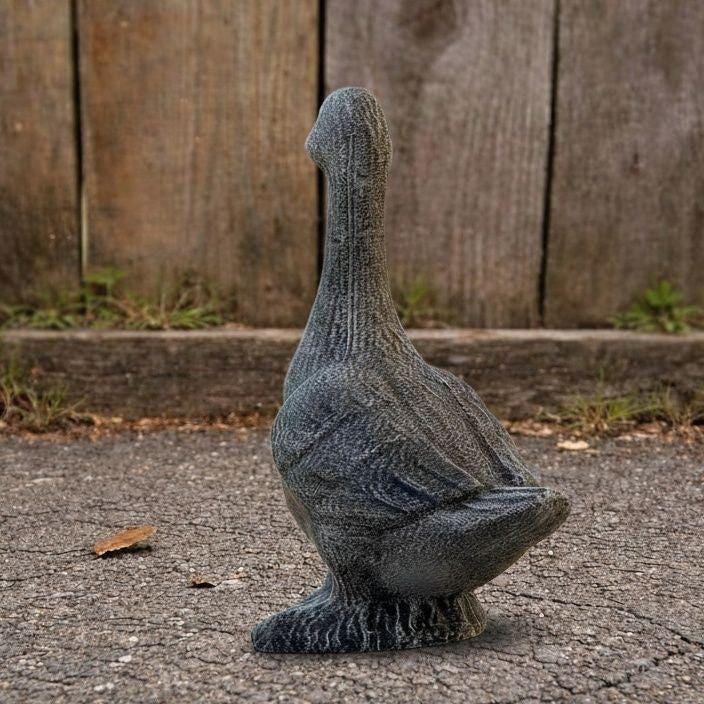 Goose Statue Goose Sculpture Concrete Goose Figure Cement Goose Garden ...