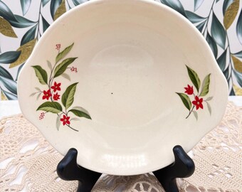 Vintage Universal Woodvine Cereal Lug Handle Bowl