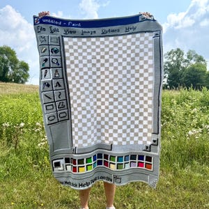 MS Paint Crochet Tapestry Pattern