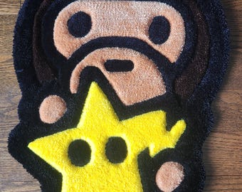 Bape Baby Milo Custom Rug - Etsy Canada