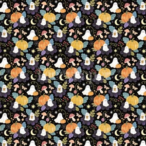 Wildflowers Botanicals Digital Paper, Pastel Wildflowers Botanicals Scrapbook Paper, Cute Pastel Ditsy Floral Print (3in Sample) image 2