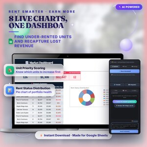 Rent Increase Tracker Google Sheets Template — Optimize Rental Revenue image 3