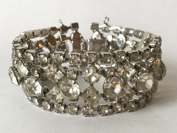 Kramer of NY Vintage Rhinestone Bracelet