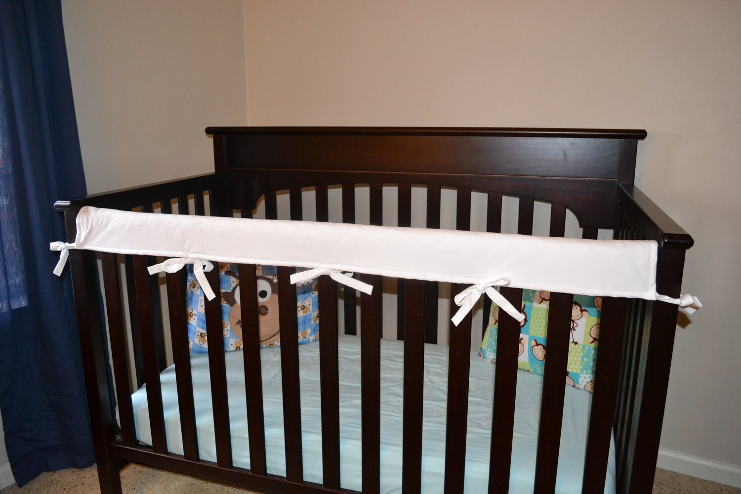 ORGANIC Crib Guard 1pc Custom Crib Rail Teething Guard for Etsy