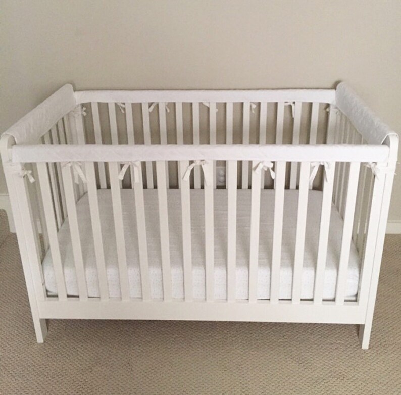 Organic Crib Guards 4pc Custom Crib Rail Teething Guards Etsy