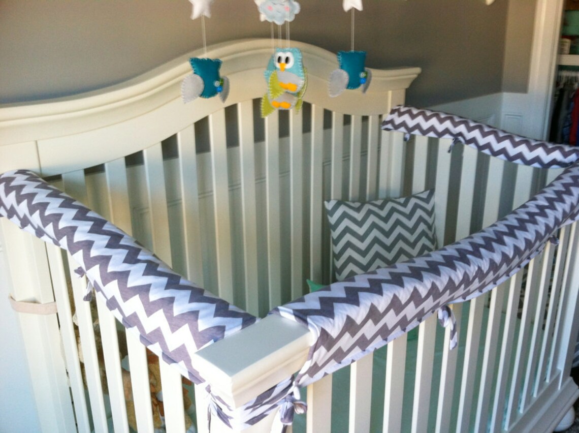 Crib Guards 3pc Custom Crib Rail Teething Guards for Etsy