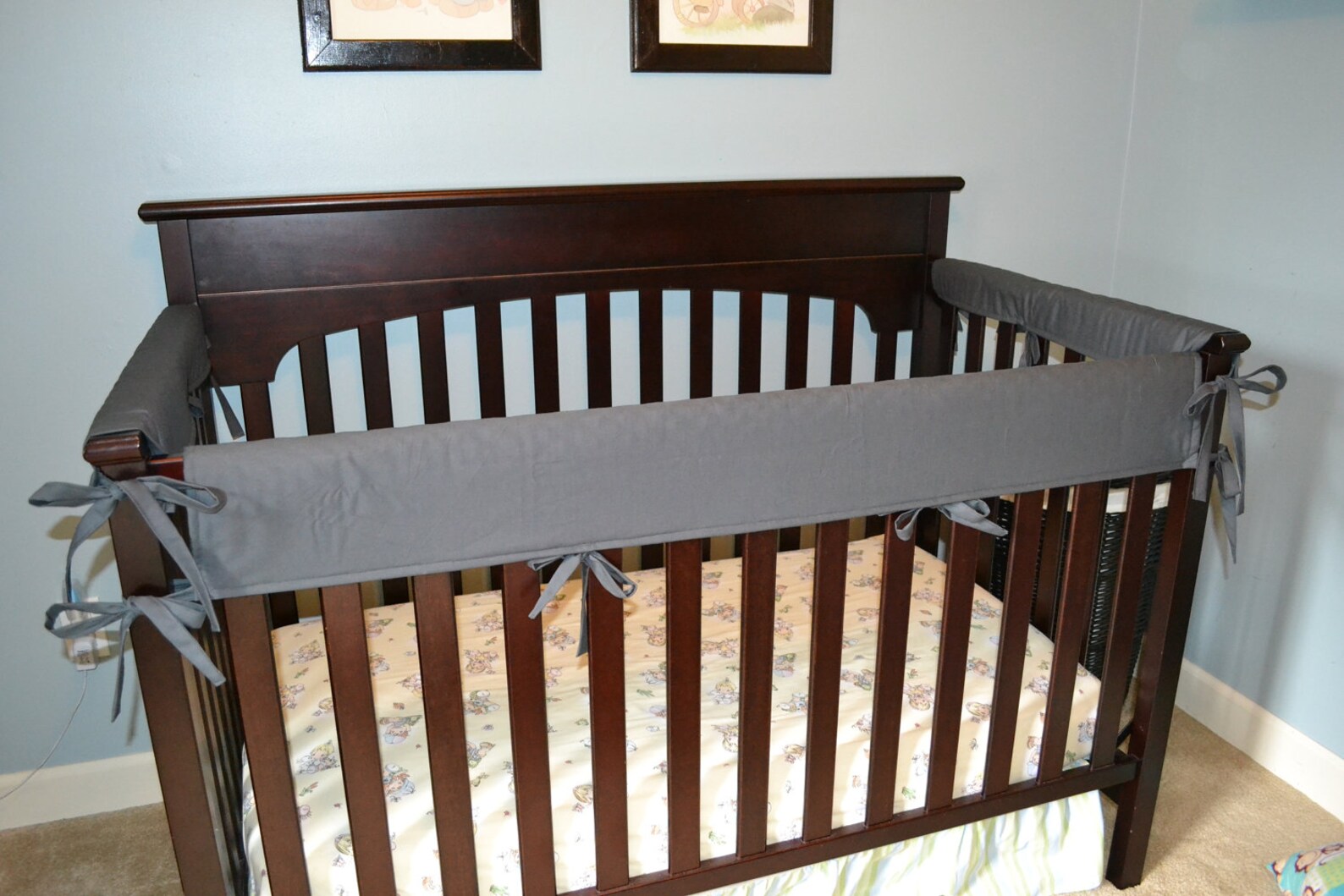 ORGANIC Crib Guard 1pc Custom Crib Rail Teething Guard for Etsy