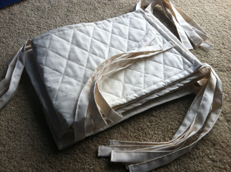 ORGANIC Crib Guard 1pc Custom Crib Rail Teething Guard for Etsy