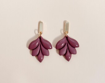 Ceres Earrings | Handmade Jewelry | Handmade Earrings | Leaf-Shaped Earrings