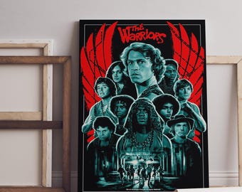 The Warriors Poster Wall Art, Movie Decor, Film Canvas Print, Walter Hill, James Remar, The Warriors Movie, Pop Culture Wall Decor