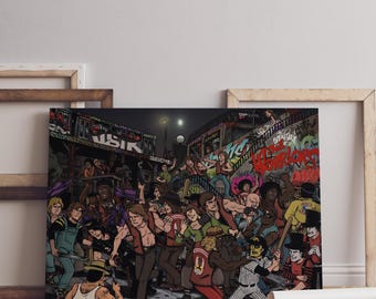 The Warriors Poster: Movie wall art, film decor