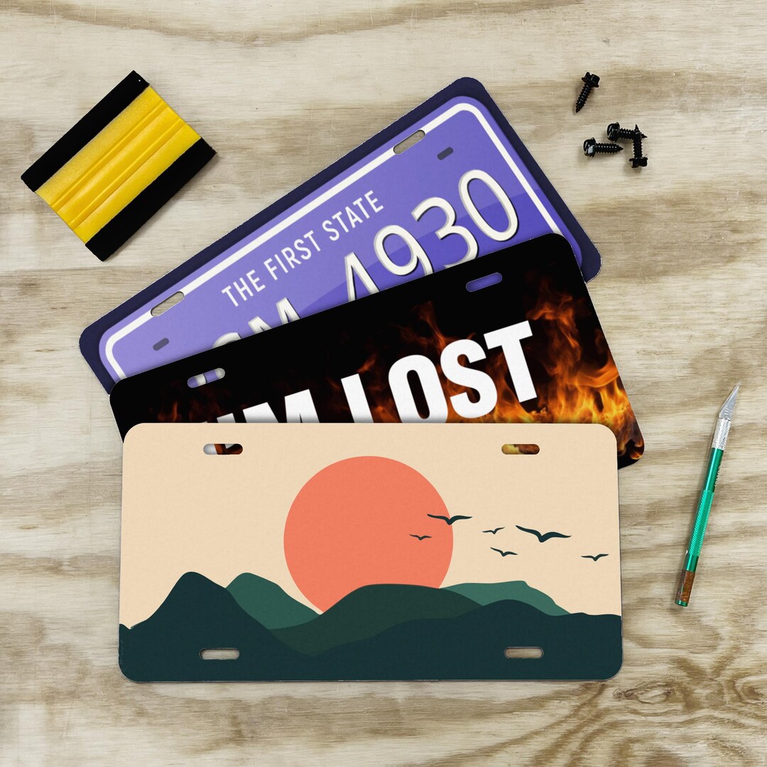 Custom License Plates - Etsy