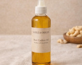 Raw Cashew Oil | Natural Skin and Hair Nourishment from Côte d’Ivoire