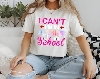 Nursing School Shirt, Future Nurse Retro Graphic Tee, Student Graduation Top