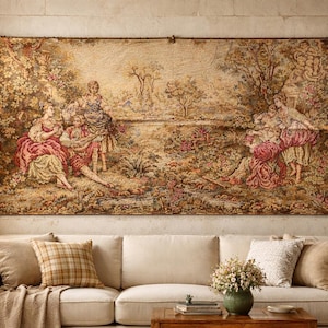 Antique german tapestry - Etsy 日本