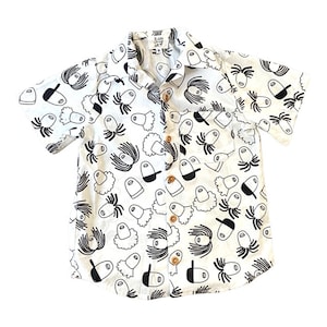 Imari Button Down Shirt/ Crown print image 1